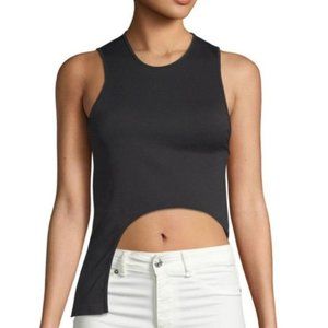 Helmut Lang Seamless Asymmetrical Hem Tank Top